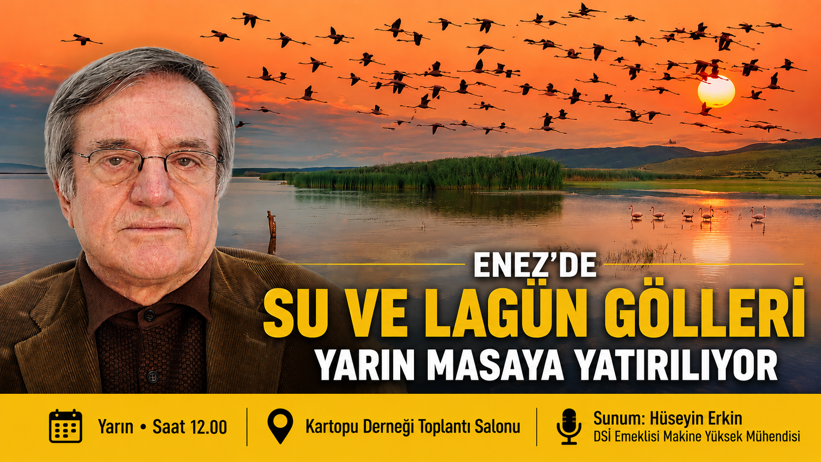 Enez’de su ve lagün gölleri yarın masaya yatırılıyor
