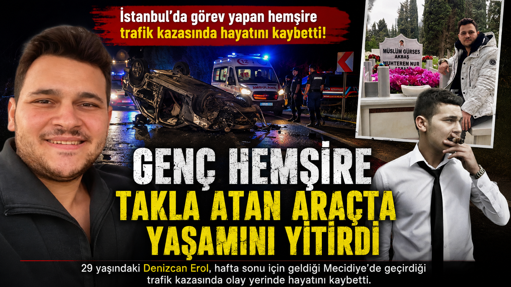 Mecidiye’de üzücü kaza 1 ölü