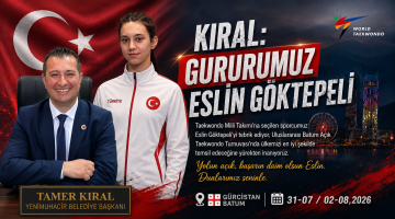 Kıral: “Gururumuz Eslin Göktepeli”