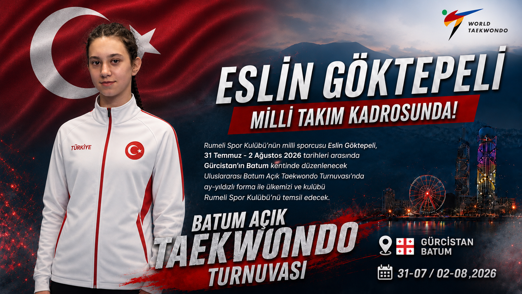 Eslin Göktepeli Milli Takım kadrosunda