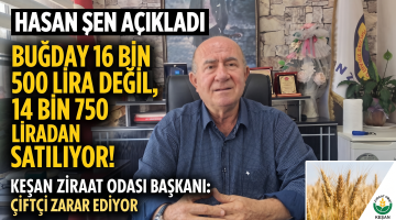 Şen: “Çiftçi zarar ederek üretim yapıyor”