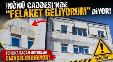 İnönü Caddesi’nde “felaket geliyorum” diyor