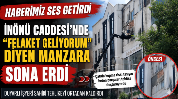 İnönü Caddesi haberimiz ses getirdi