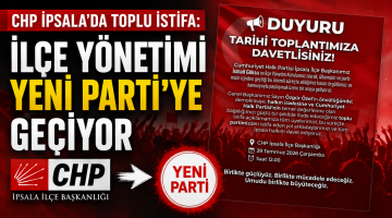 CHP İpsala’da toplu istifa yarın
