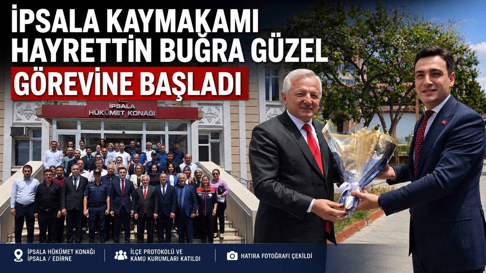 Hayrettin Buğra Güzel görevine başladı