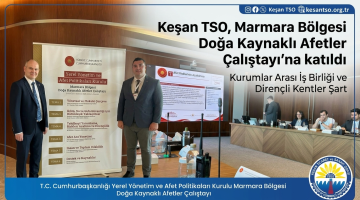Doğa Kaynaklı Afetler Çalıştayı’na katıldılar