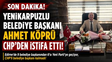 Ahmet Köprü CHP’den istifa ettiğini duyurdu