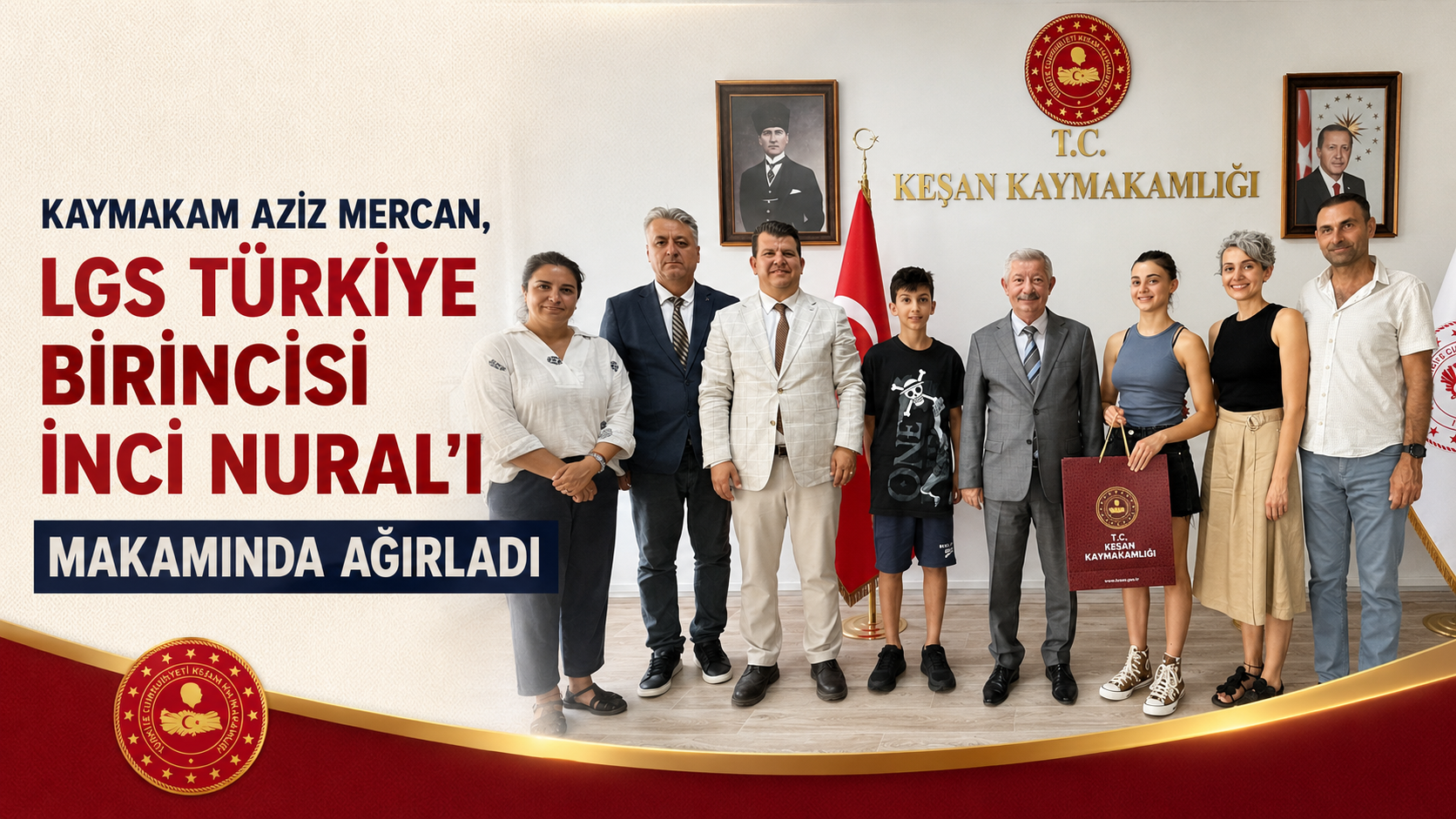 LGS 1.sinden Aziz Mercan’a ziyaret