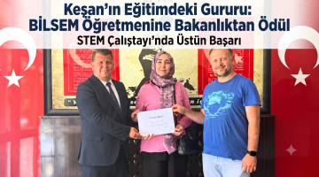 BİLSEM öğretmenine Bakanlıktan ödül