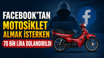 Facebook’tan motosiklet almak isterken dolandırıldı