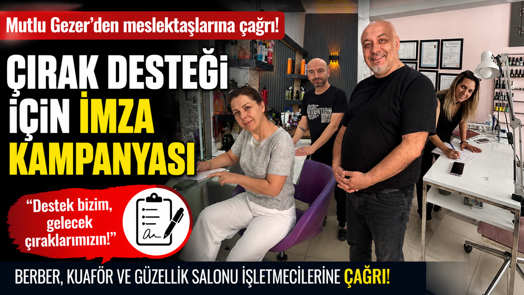 Mutlu Gezer’den meslektaşlarına çağrı!