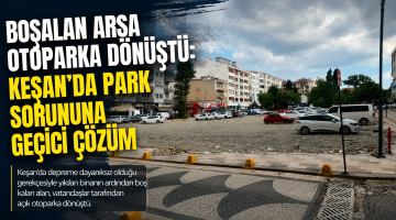 Ali Paşa’da boşalan arsa otoparka dönüştü