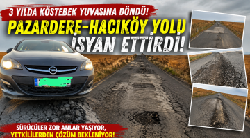 Pazardere–Hacıköy yolu isyan ettirdi