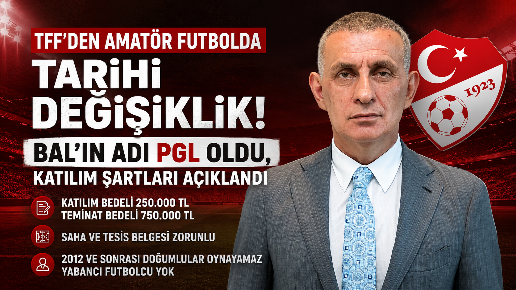 BAL’ın Adı PGL Oldu, Katılım Şartları Açıklandı