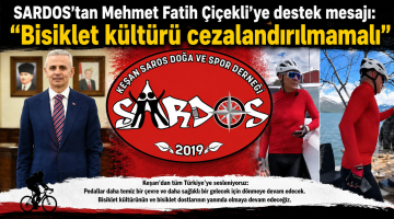 SARDOS’tan Mehmet Fatih Çiçekli’ye destek mesajı