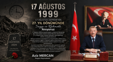 Mercan’dan 17 Ağustos depremi açıklaması