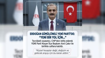 CHP’den istifa eden Erdoğan Gümülcineli YENİ Parti’ye geçti!