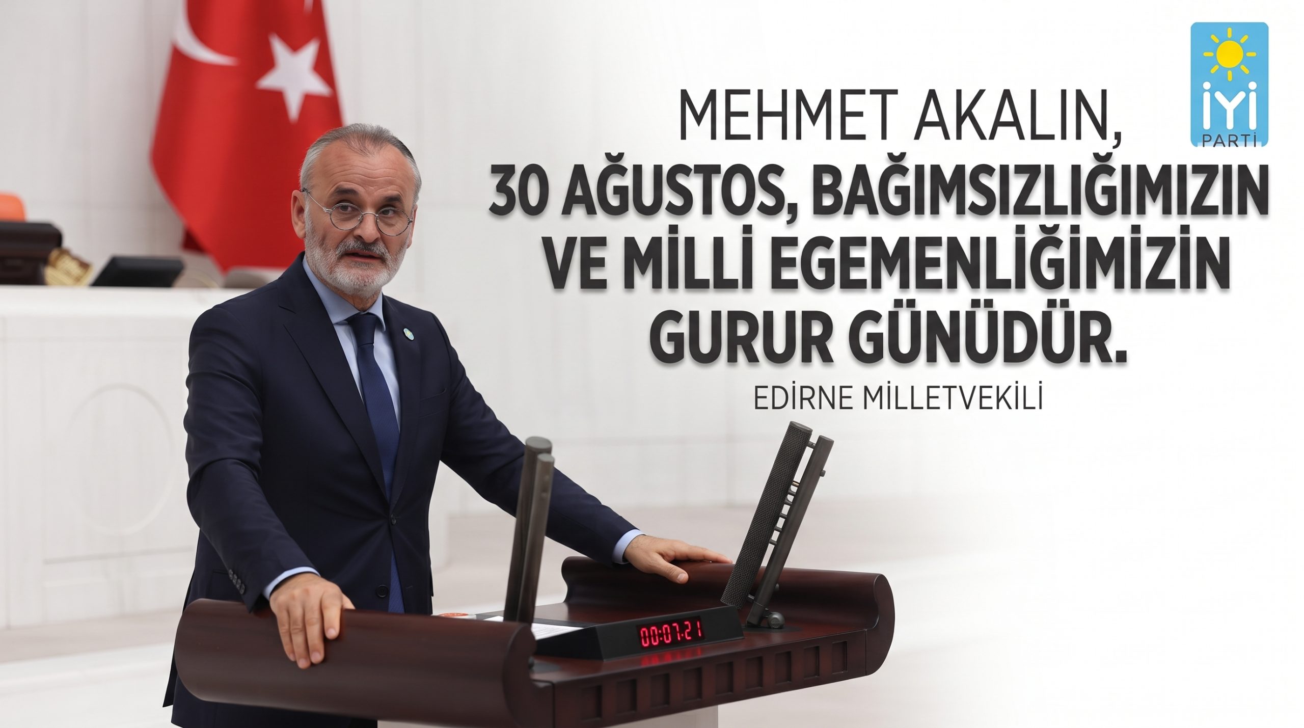Mehmet Akalın’dan 30 Ağustos açıklaması