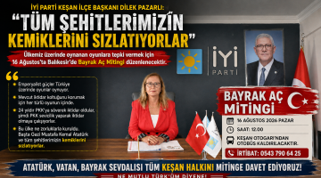 Pazarlı; “Tüm şehitlerimizin kemiklerini sızlatıyorlar”