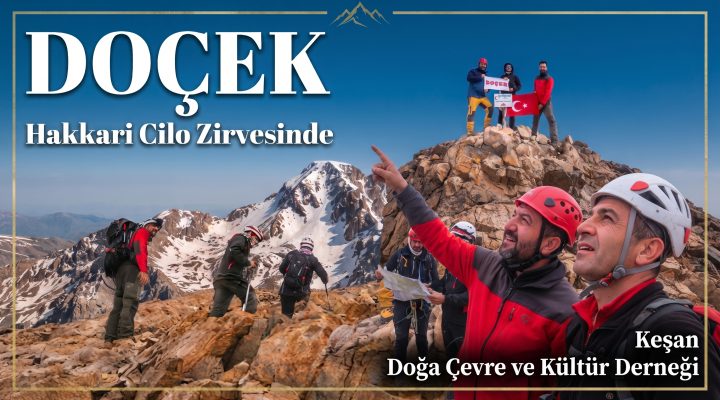 DOÇEK Hakkari Cilo zirvesinde