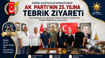 EGD’den AK Parti’nin 25. yılına tebrik ziyareti