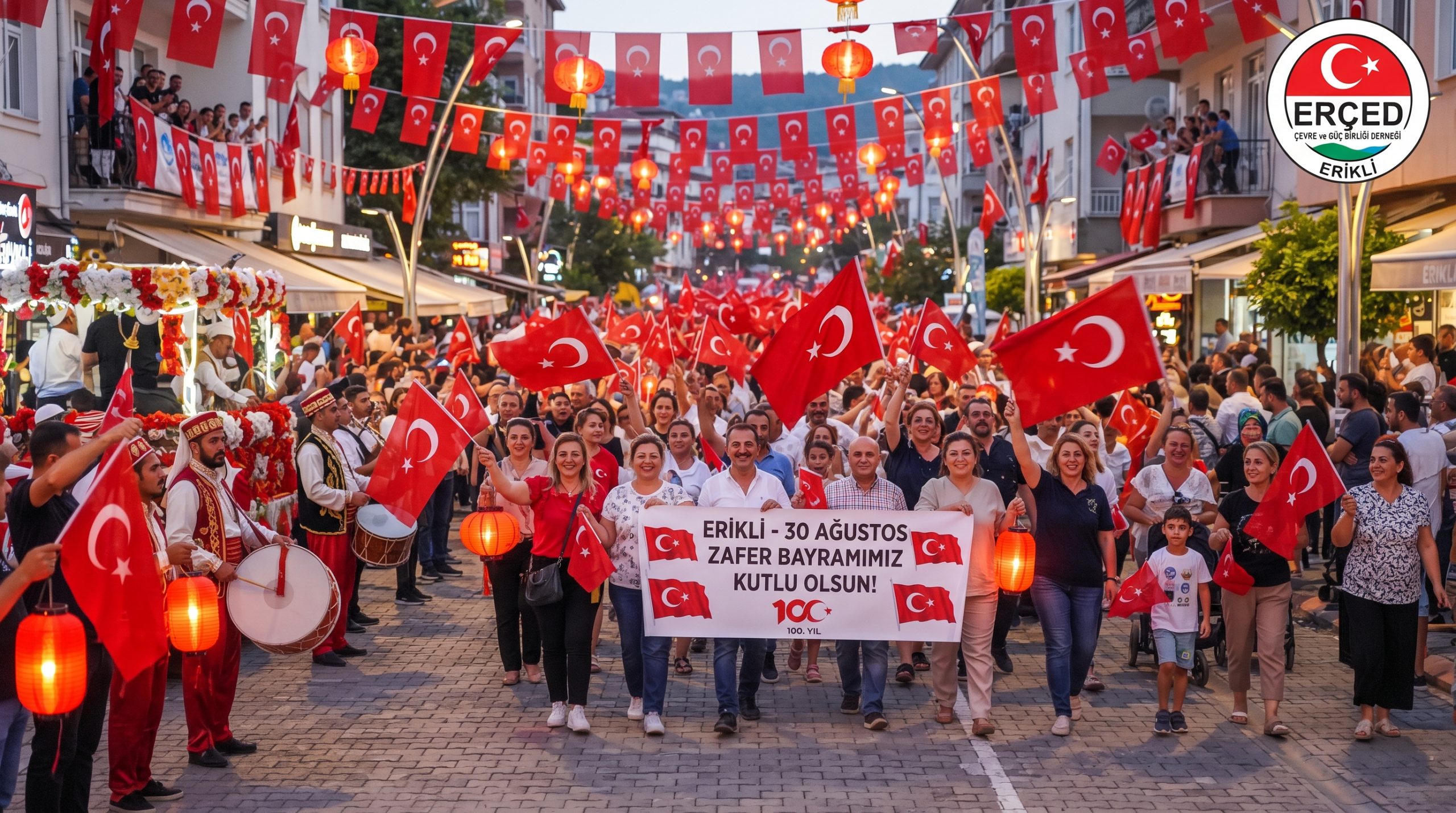 Erikli’de 30 Ağustos Coşkusu