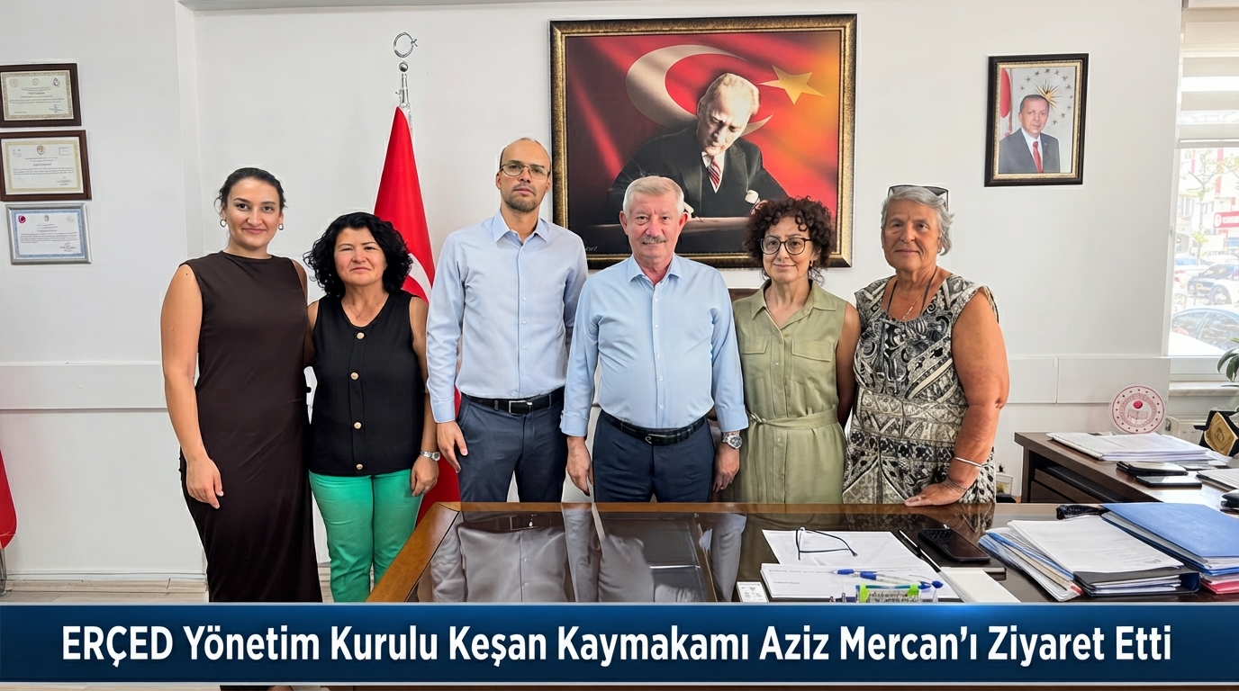 ERÇED Yönetim Kurulu’ndan Aziz Mercan’a ziyaret
