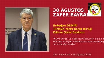 Erdoğan Demir’den 30 Ağustos Zafer Bayramı açıklaması