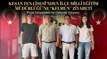 İlçe Milli Eğitim Müdürlüğü’ne “KFLMUN” Ziyareti