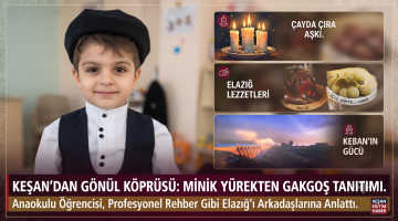 Minik Gakgoş’tan Keşan’da Elazığ’a gönül köprüsü