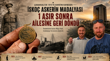 Madalyası 1 asır sonra ailesine geri verildi