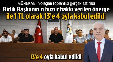 Mehmet Özcan’ın birlik huzur hakkı 1 TL oldu