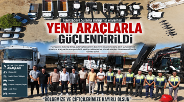 Hamzadere Sulama Birliği yeni araçlarla güçlendirildi