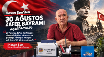 Hasan Şen’den 30 Ağustos Zafer Bayramı açıklaması