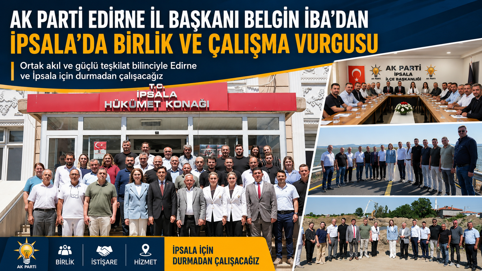 Belgin İba’dan İpsala’da birlik ve çalışma vurgusu