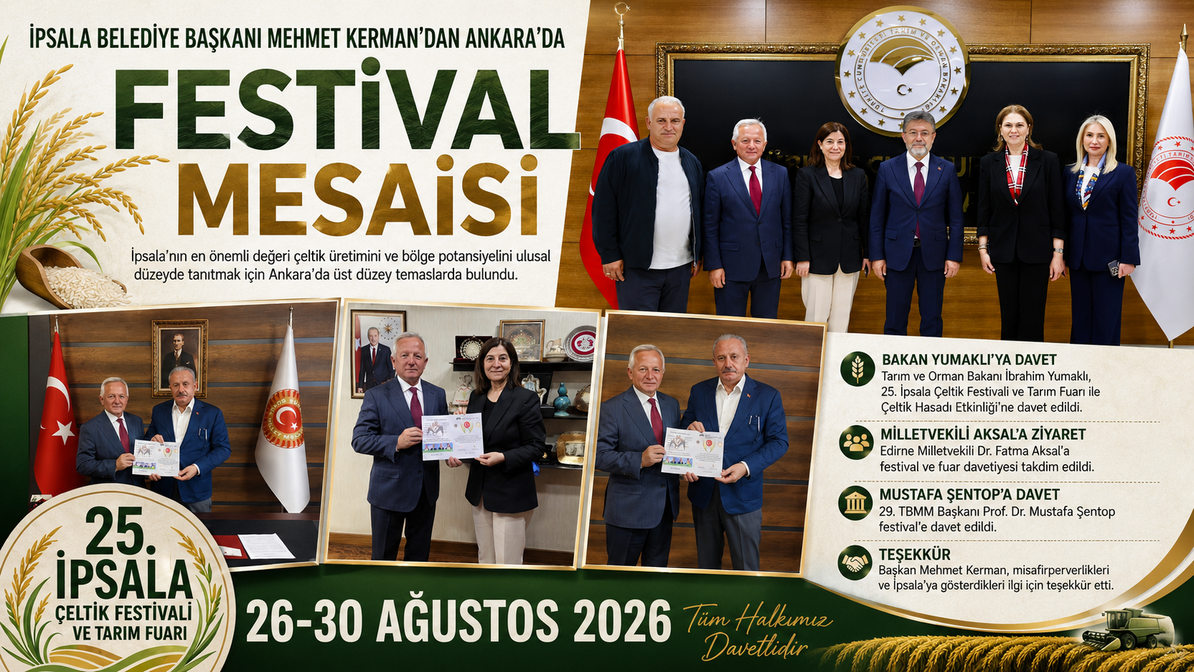 Kerman’dan Ankara’da festival mesaisi
