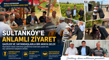 Güzel, “Gaziler ve vatandaşlarla bir araya geldi”