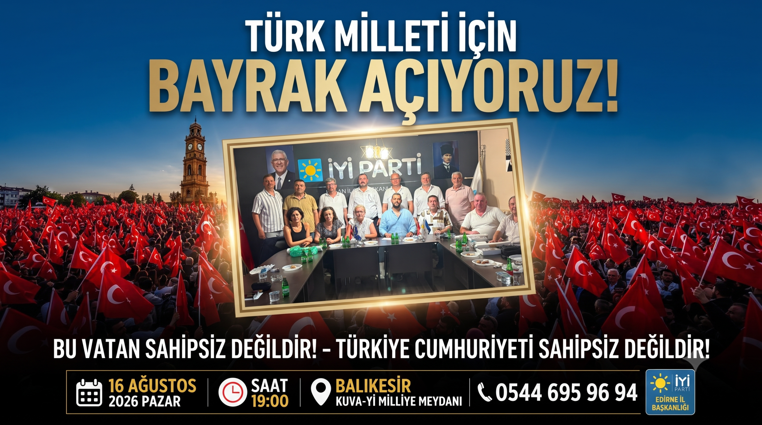 İYİ Parti İlçe Başkanları Keşan’da toplandı