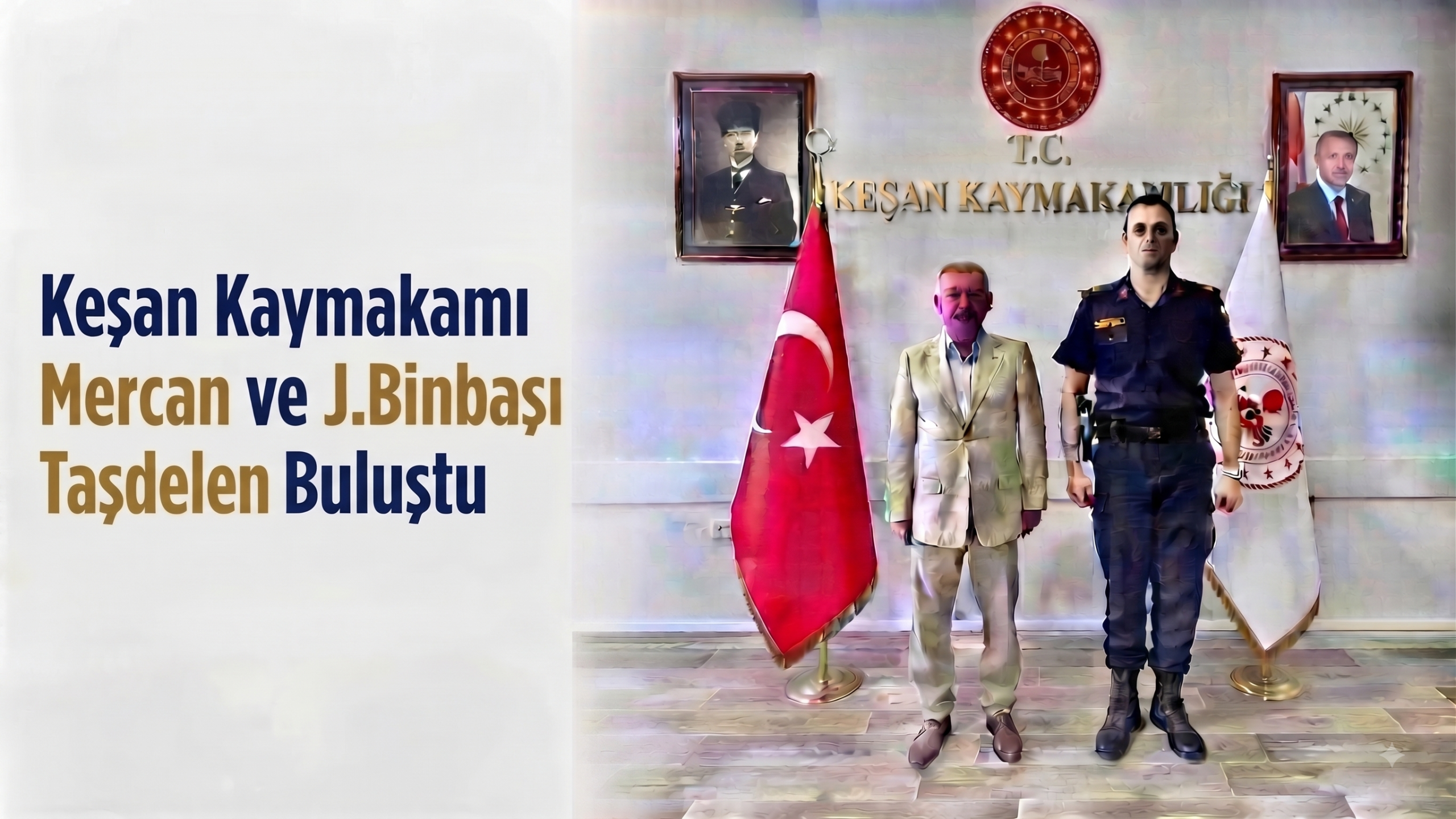 Taşdelen’den Kaymakam Mercan’a ziyaret