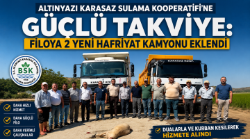 Karasaz’a 2 hafriyat kamyonu
