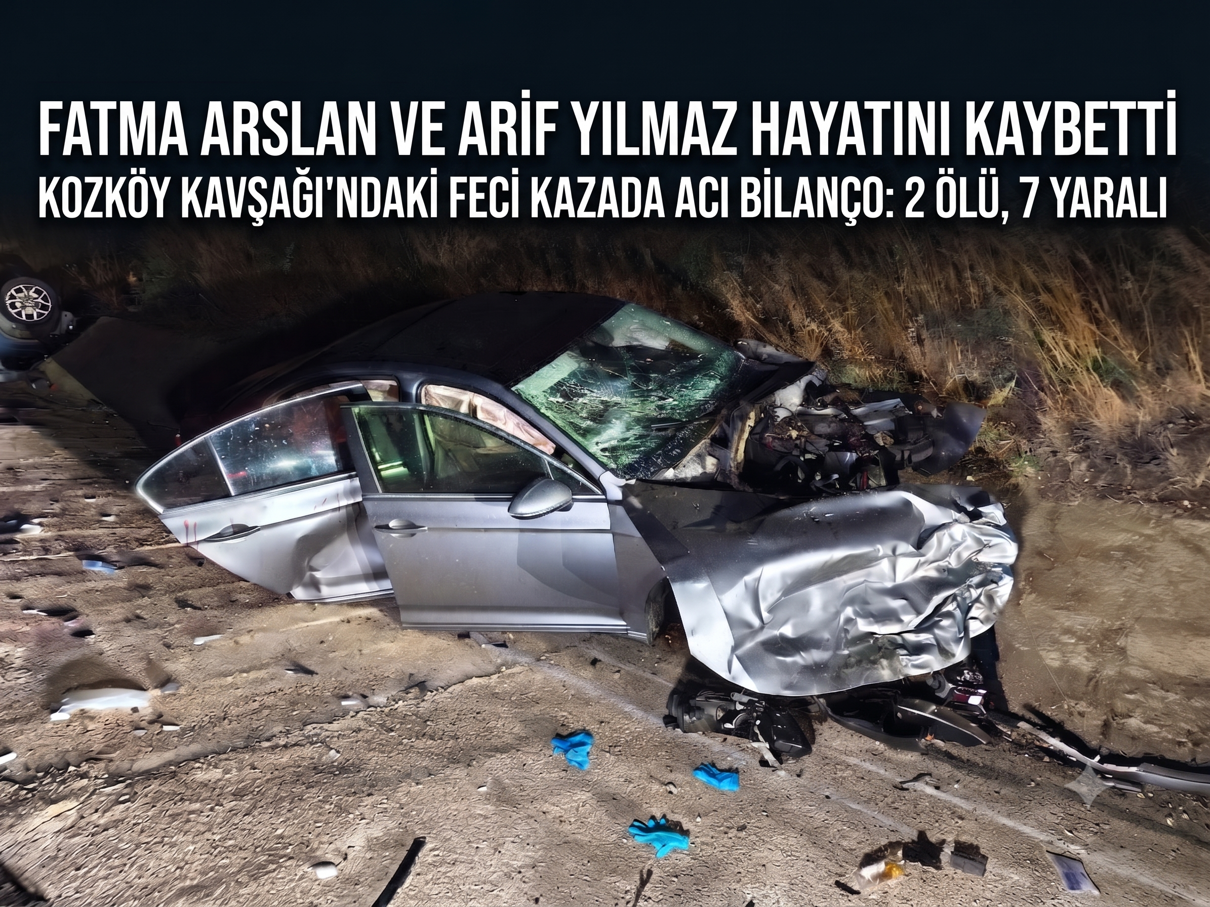 Kazada hayatını kaybedenlerin sayısı 2’ye yükseldi