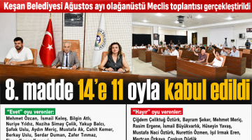 Belediye Meclisi Olağanüstü toplandı