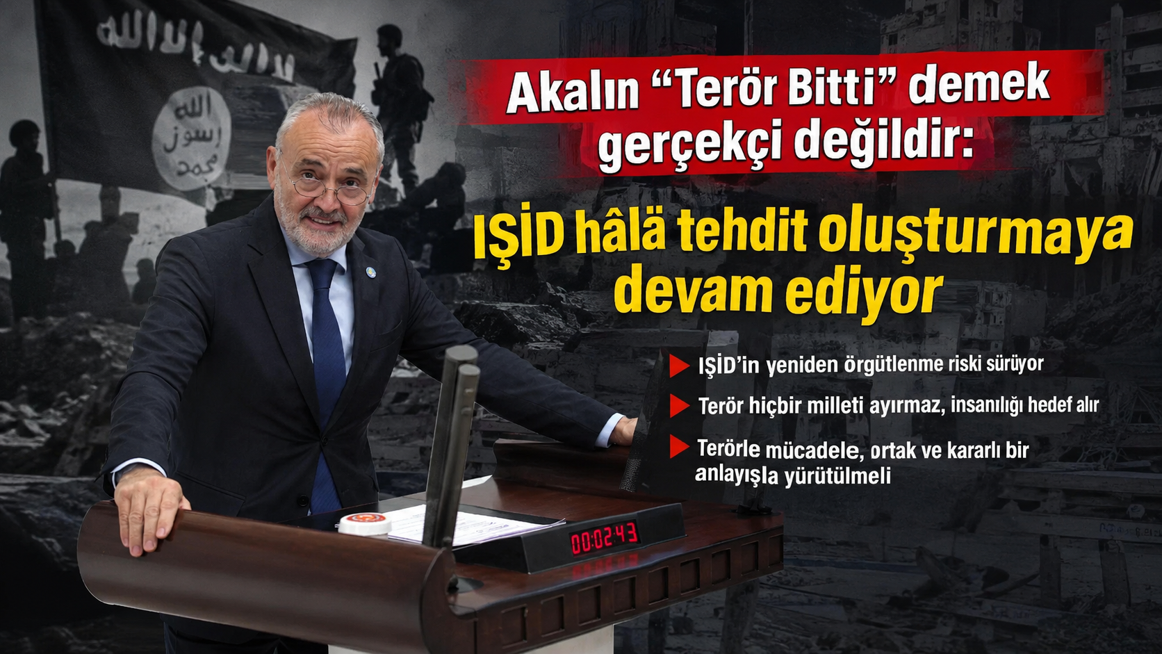 Akalın: “Terör Bitti” demek gerçekçi değildir