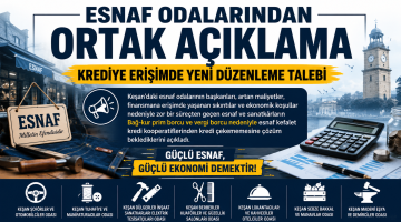 Esnaf odalarından ortak açıklama