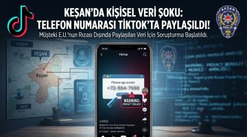 Telefon numarası TikTok’ta paylaşıldı!