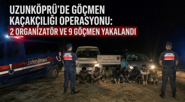 2 Organizatör ve 9 göçmen yakalandı