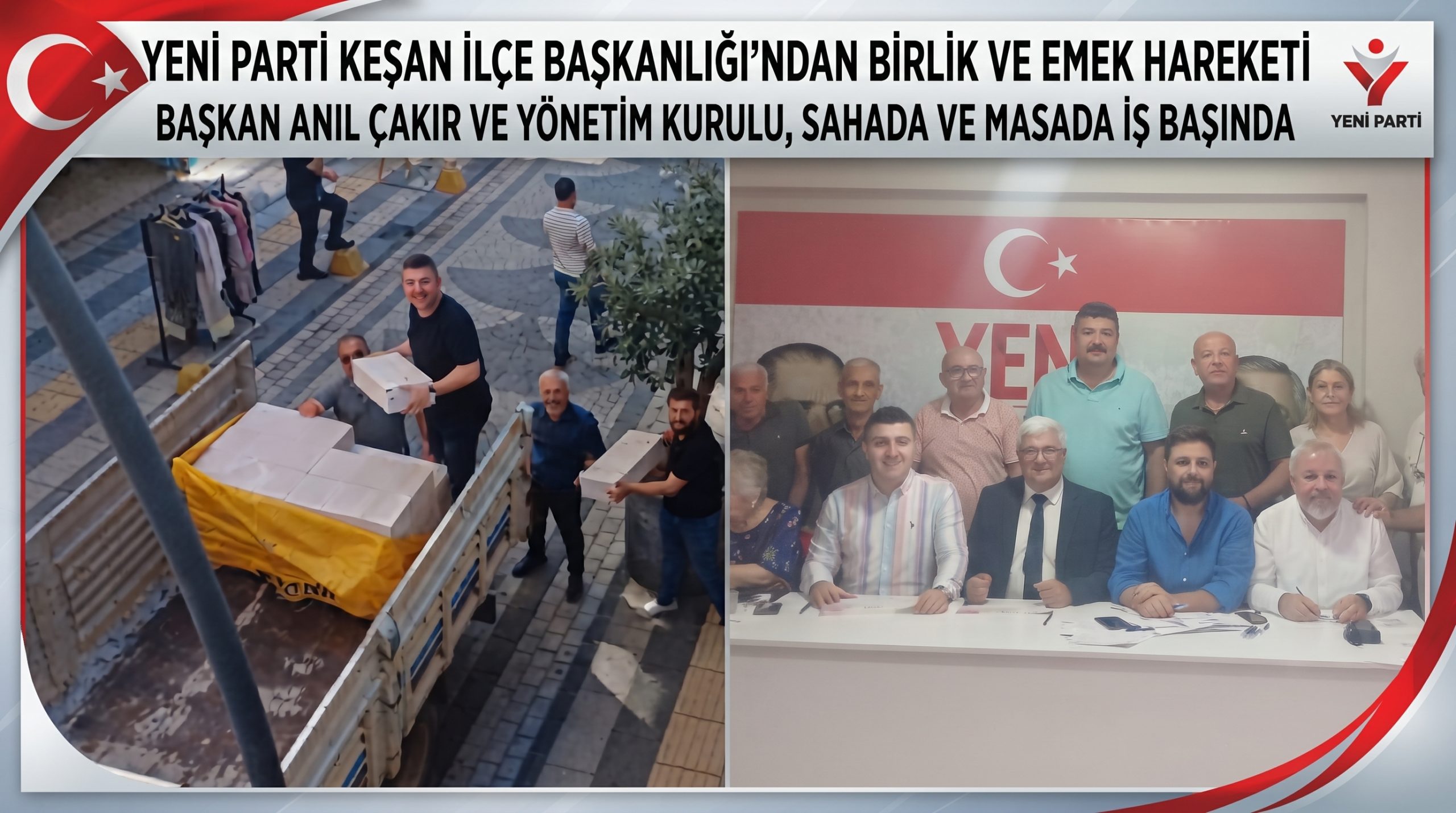 YENİ Parti Keşan’da el birliğiyle yükseliyor
