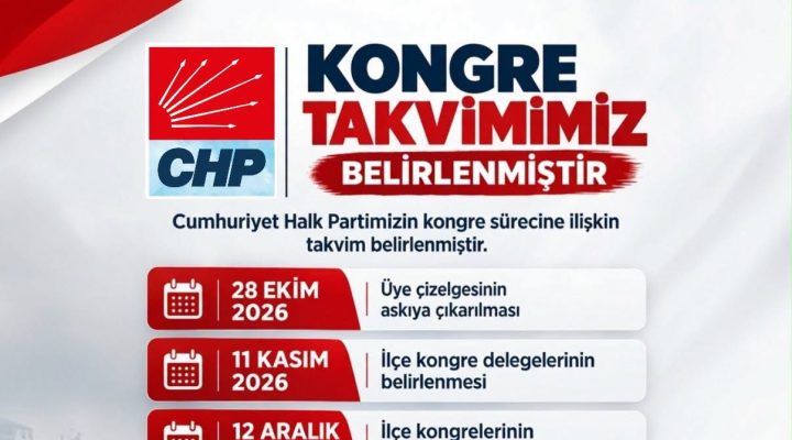 CHP Edirne İl Başkanlığı kongre takvimini açıkladı
