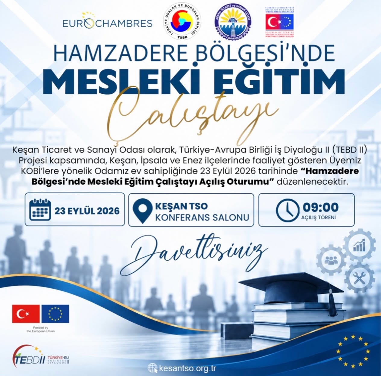 Keşan TSO’dan Hamzadere Bölgesi’nde mesleki eğitim çalıştayı