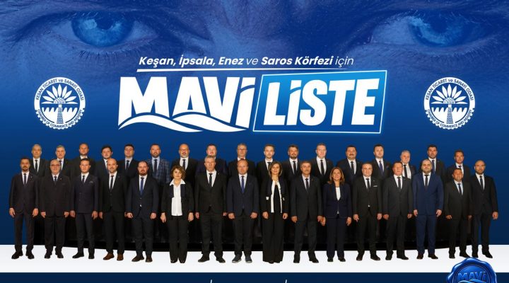Keşan TSO’da Mavi liste meclis üyesi adaylarını açıkladı